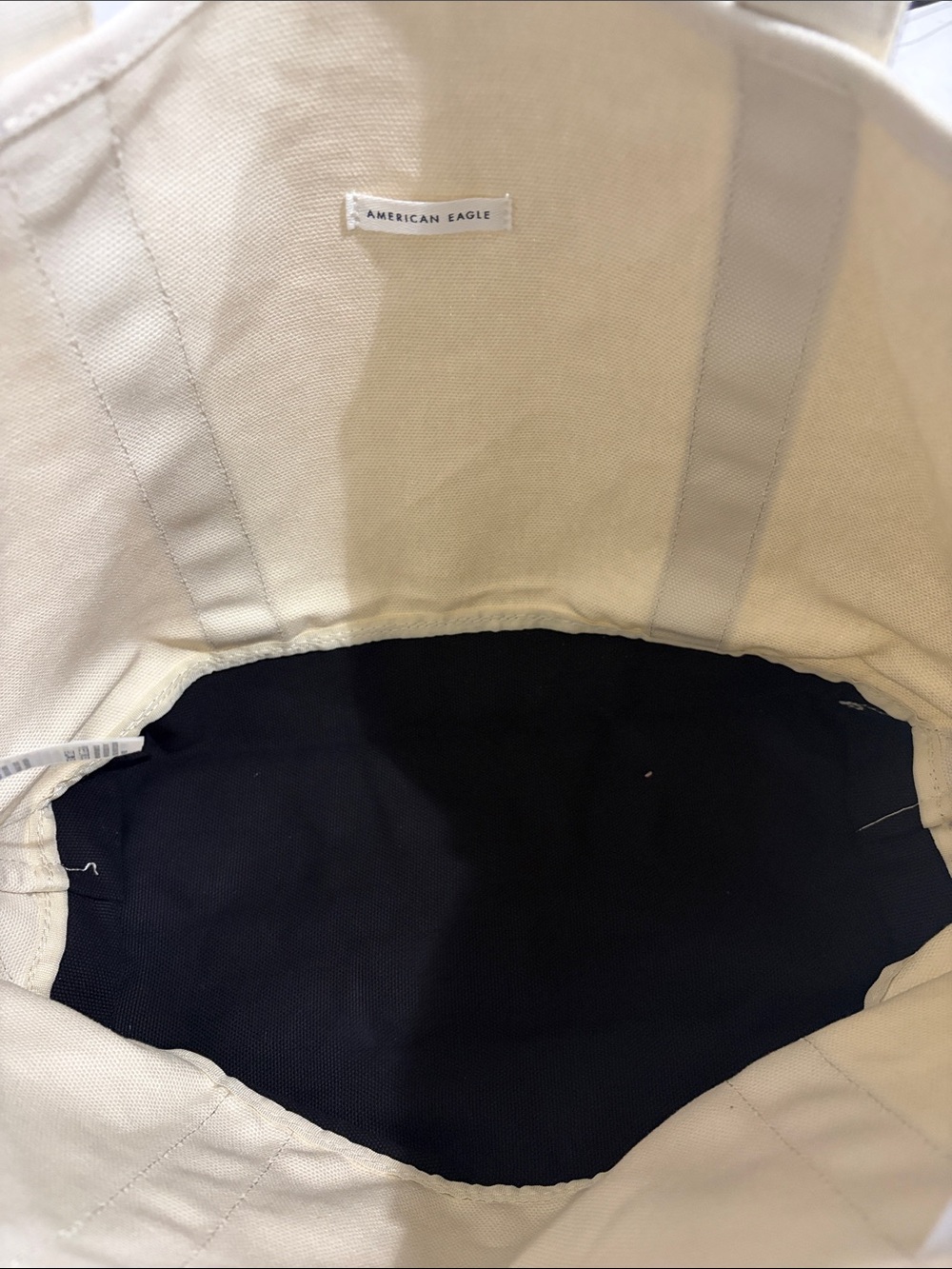 American Eagle NYC logo canvas tote bag NWT - Picture 8 of 9